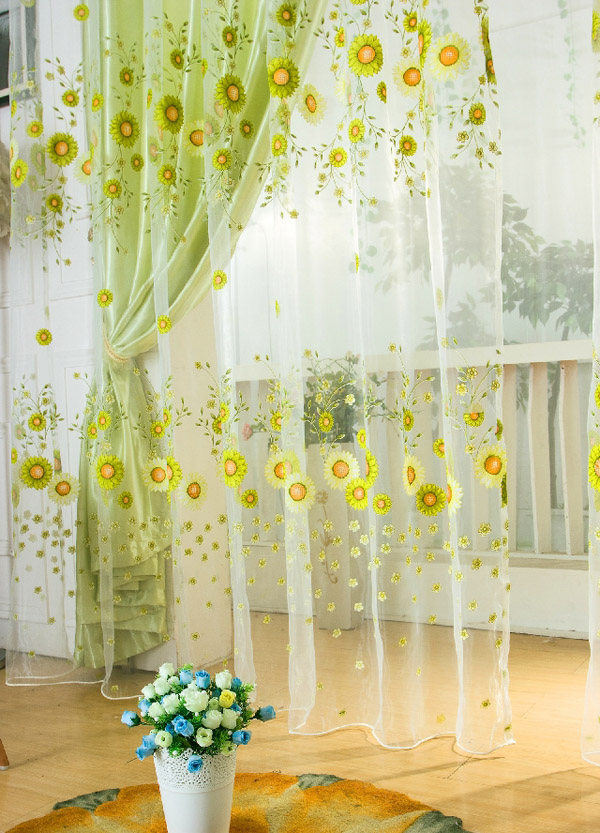 100x200cm-Sunflower-Tulle-Voile-Sheer-Window-Screen-Bedroom-Window-Curtain-986586