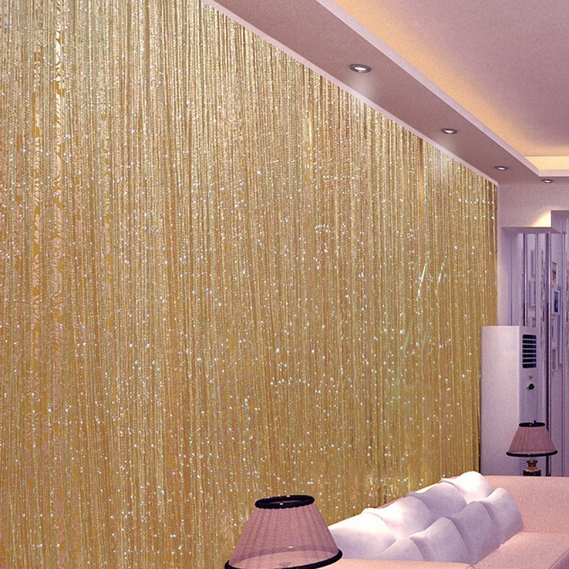 10x20m-Glitter-String-Bead-Door-Curtain-Panels-Fly-Screen-amp-Room-Divider-Voile-Curtains-Net-1116875
