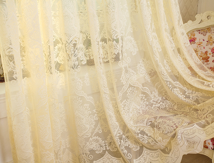 2-Panel-Beige-Hollow-Out-Sheer-Tulle-Curtains-Window-Screening-Breathable-Bedroom-Study-Home-Decor-1058443