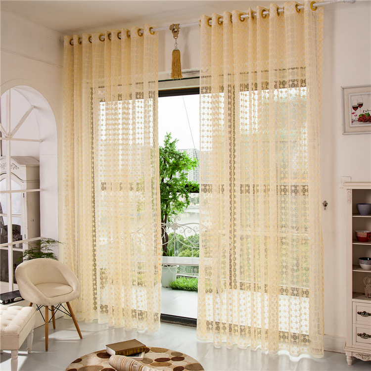 2-Panel-Champagne-Window-Screening-Hollow-Out-Bedroom-Balcony-Sheer-Tulle-Curtains-1059880