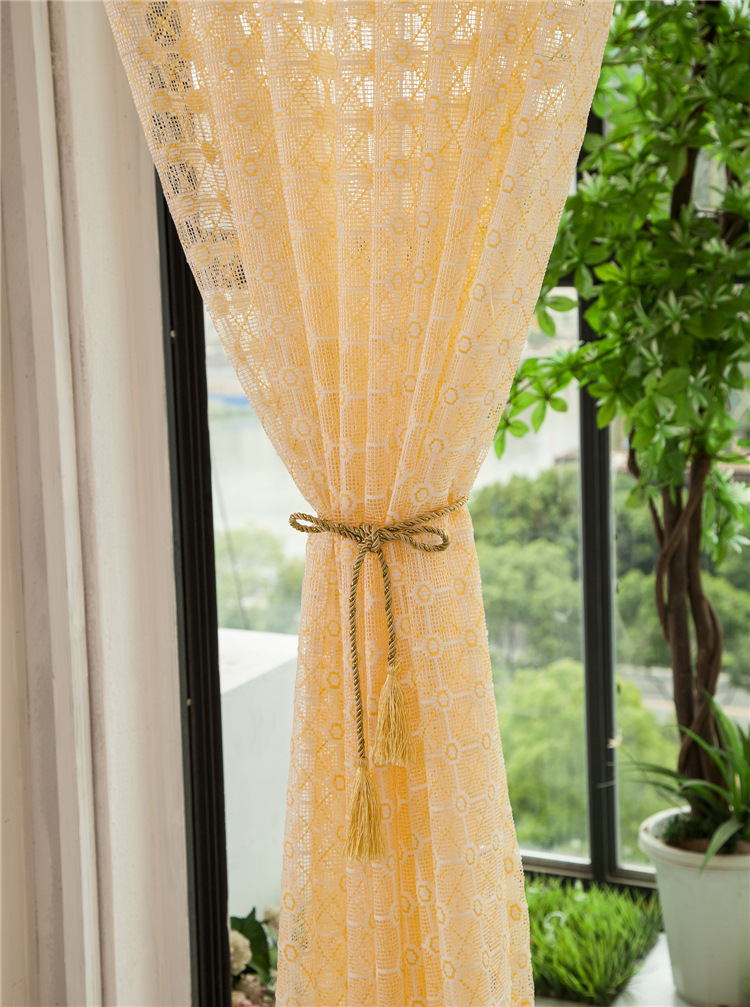 2-Panel-Champagne-Window-Screening-Hollow-Out-Bedroom-Balcony-Sheer-Tulle-Curtains-1059880