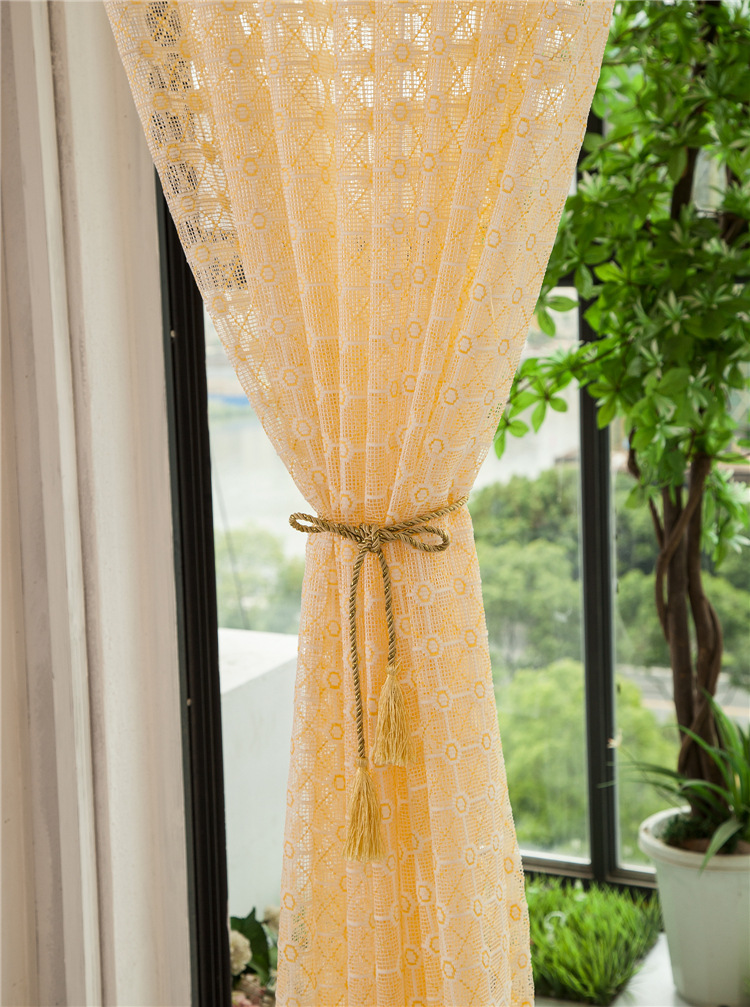 2-Panel-Champagne-Window-Screening-Hollow-Out-Bedroom-Balcony-Sheer-Tulle-Curtains-1059880