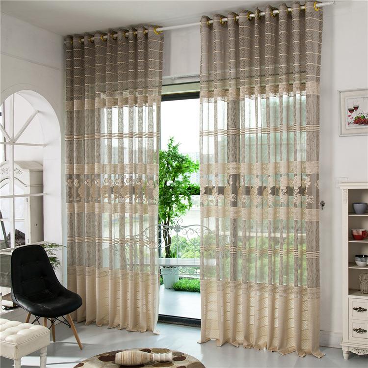 2-Panel-Gray-Jacquard-Window-Screening-Sheer-Curtains-Hollow-Out-Bedroom-Living-Room-Home-Decor-1058442