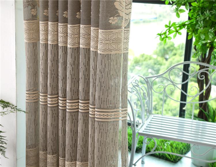 2-Panel-Gray-Jacquard-Window-Screening-Sheer-Curtains-Hollow-Out-Bedroom-Living-Room-Home-Decor-1058442