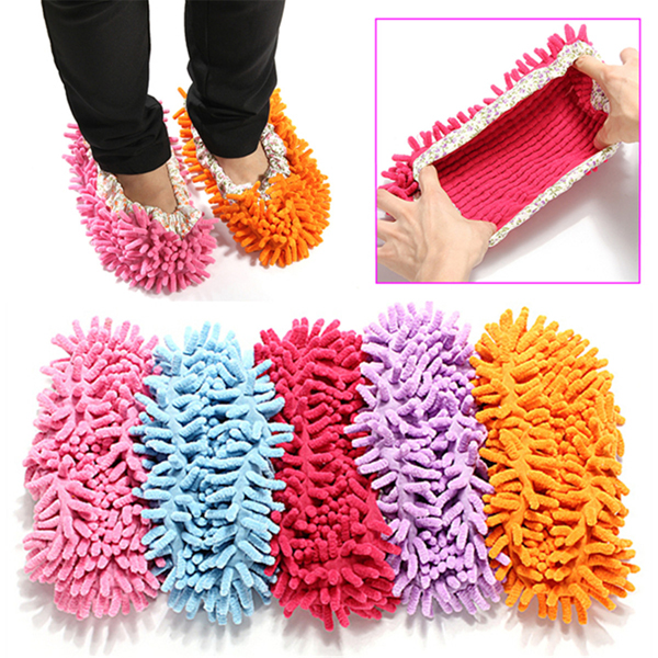 2Pcs-Multifunction-Chenille-Cleaning-Mop-Shoes-Mophead-Overshoe-Floor-Dust-Cleaning-Slippers-932818