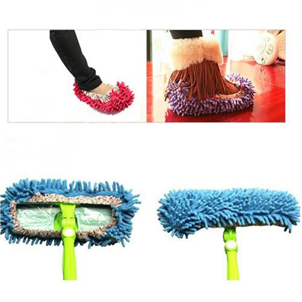 2Pcs-Multifunction-Chenille-Cleaning-Mop-Shoes-Mophead-Overshoe-Floor-Dust-Cleaning-Slippers-932818