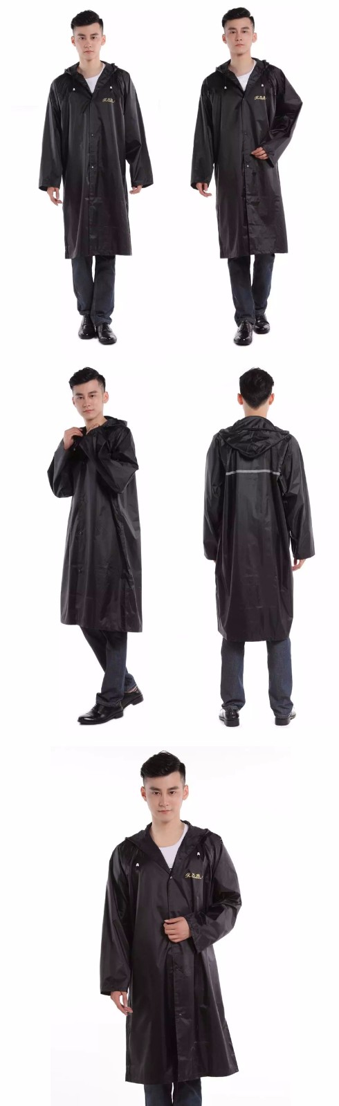 Adult-Outdooors-RainCoat-Long-Poncho-Hood-Thicker-Reflective-Types-Design-Work-Travel-Rainwear-1104682