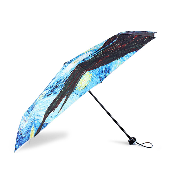 Van-Gogh-Starry-Night-Painting-Sun-Rain-Folding-Anti-UV-Umbrellas-970954