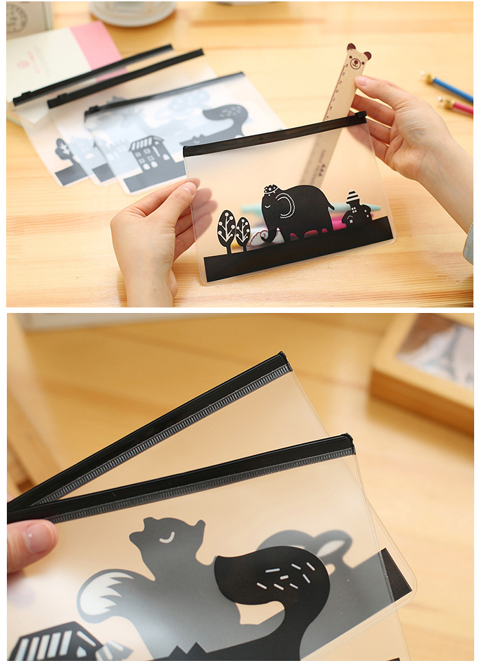 2018-stationery-bag-cute-animal-translucent-matte-paper-bag-zipper-pencil-Case-1346037