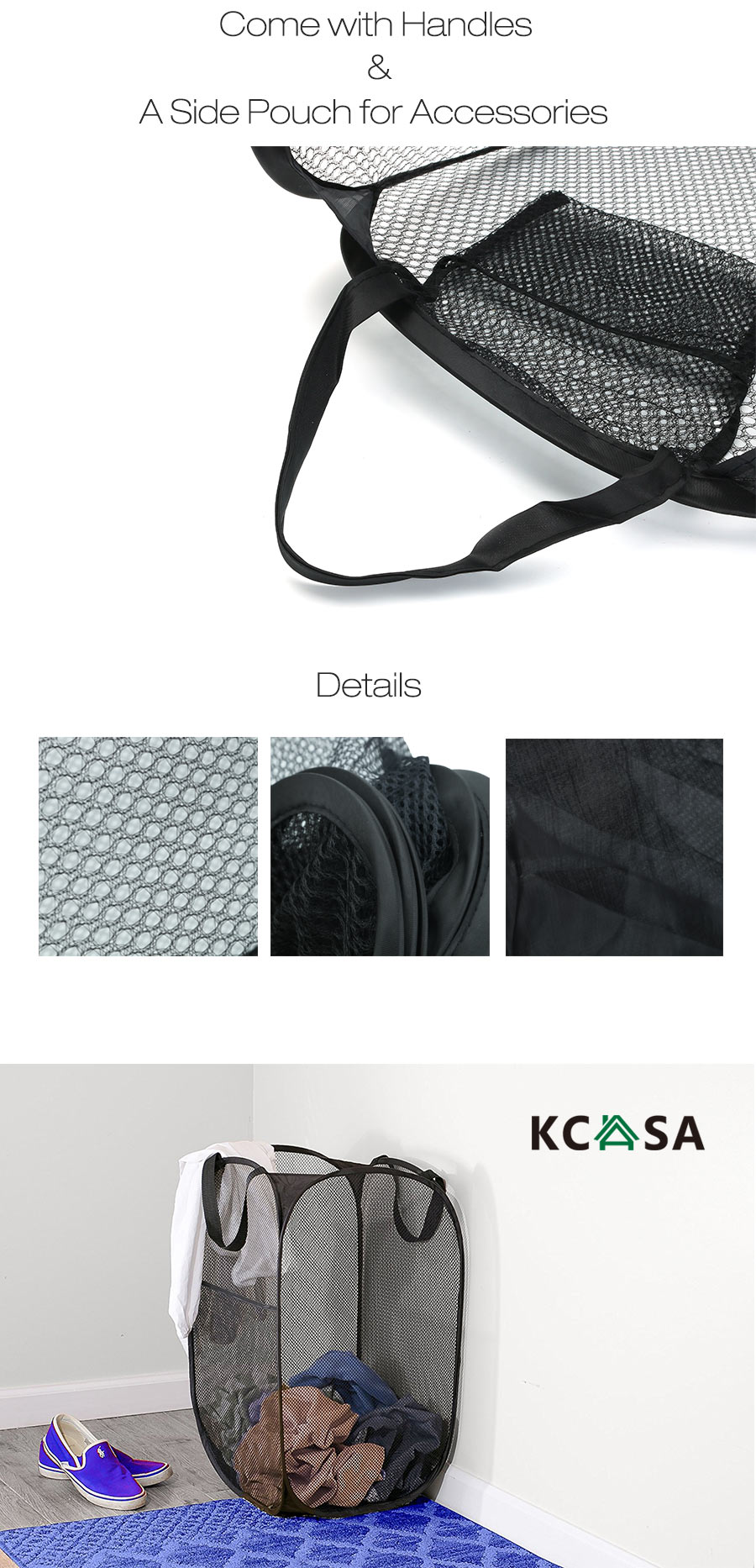 KCASA-KC-0916-Mesh-Pop-Up-Laundry-Hamper-Foldable-Laundry-Basket-Household-Clothing-Organizer-1167553
