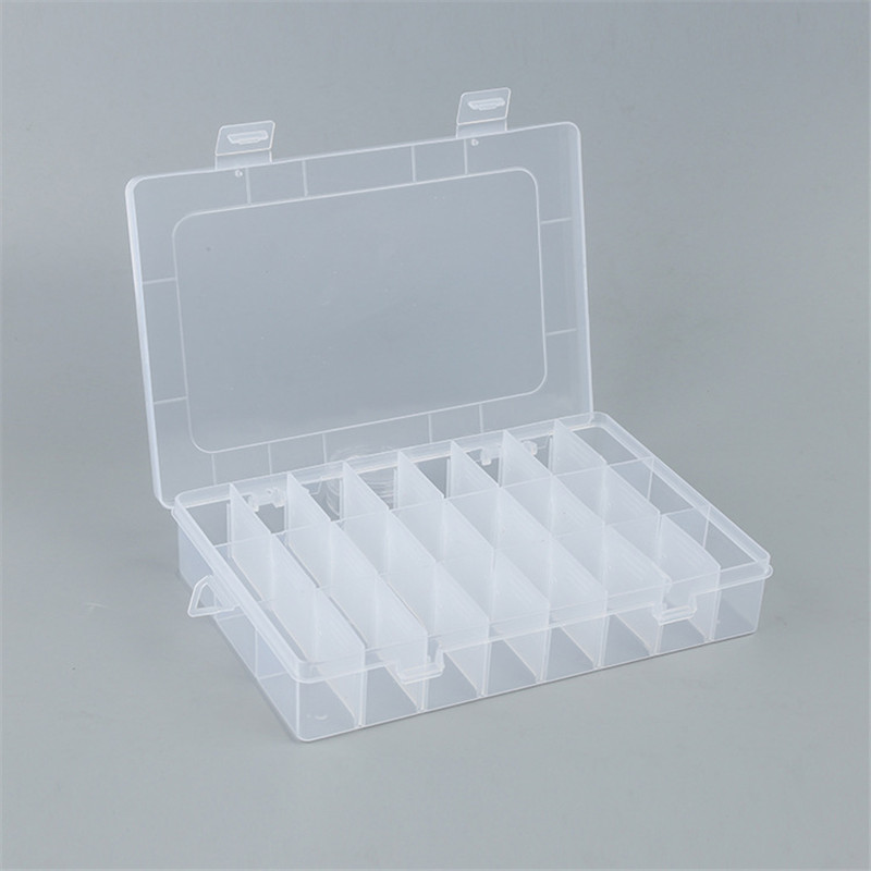 Adjustable-24-Grids-Plastic-Clear-Case-Box-Holder-Container-Pills-Jewelry-Earring-Nail-Art-Tips-In-D-1366780