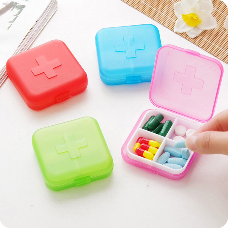 Quartet-Mini-Dug-Kit-Portable-4-Grids-Small-Medicine-Box-to-Remind-Drug-Storage-Boxes-Pill-Case-1358225