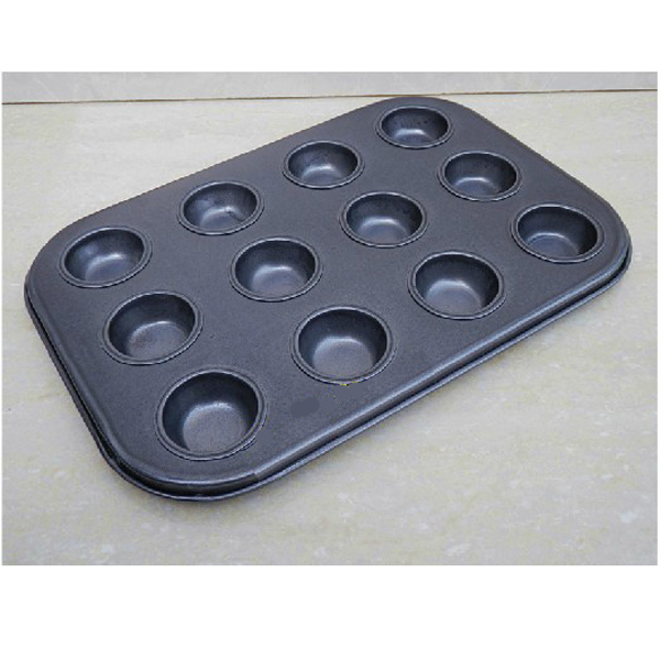 12-Holes-Metal-Cup-Cake-Mould-Ovenware-Pan-Bake-Tool-Multifunction-Baking-Tools-913453