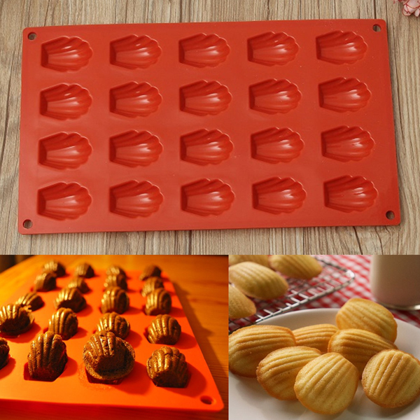 20-Cavity-Silicone-Shell-Cake-Pan-Chocolate-Mold-Cookies-Baking-Mould-987109