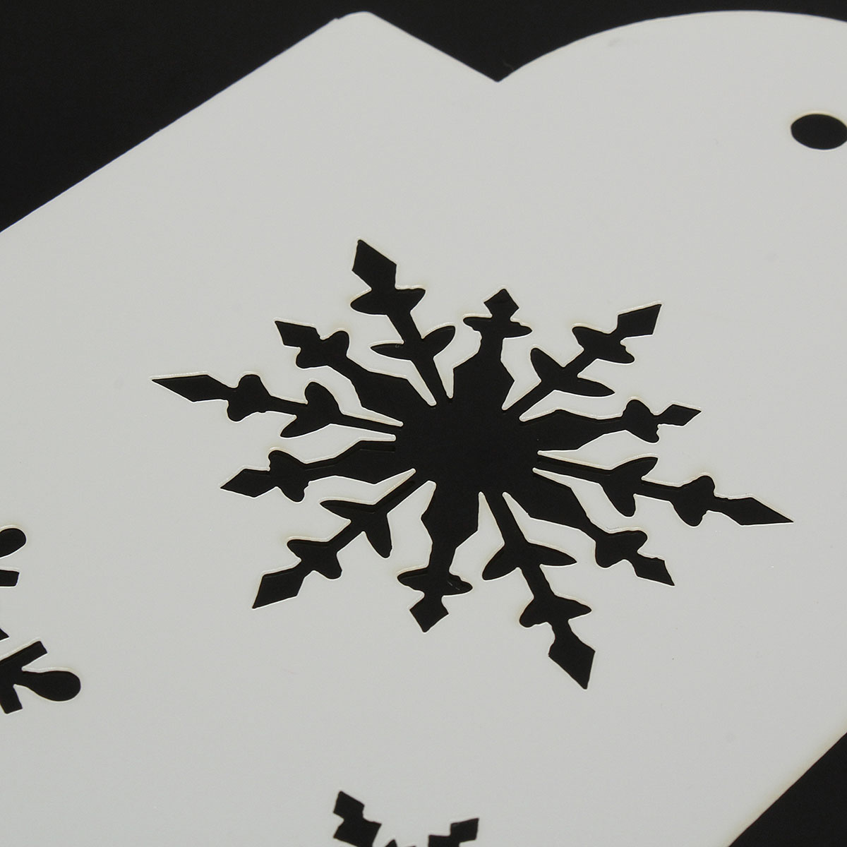 Snowflake-Side-Cake-Stencil-Border-Designer-Decorating-Craft-Cookie-Baking-Tool-1089825