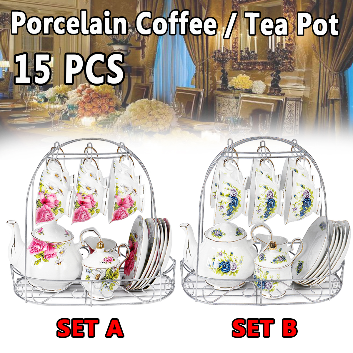 15pcs-Fine-Bone-China-Pottery-Porcelain-Elegant-Coffee-Tea-Pot-Cup-Set-Gifts-1350957