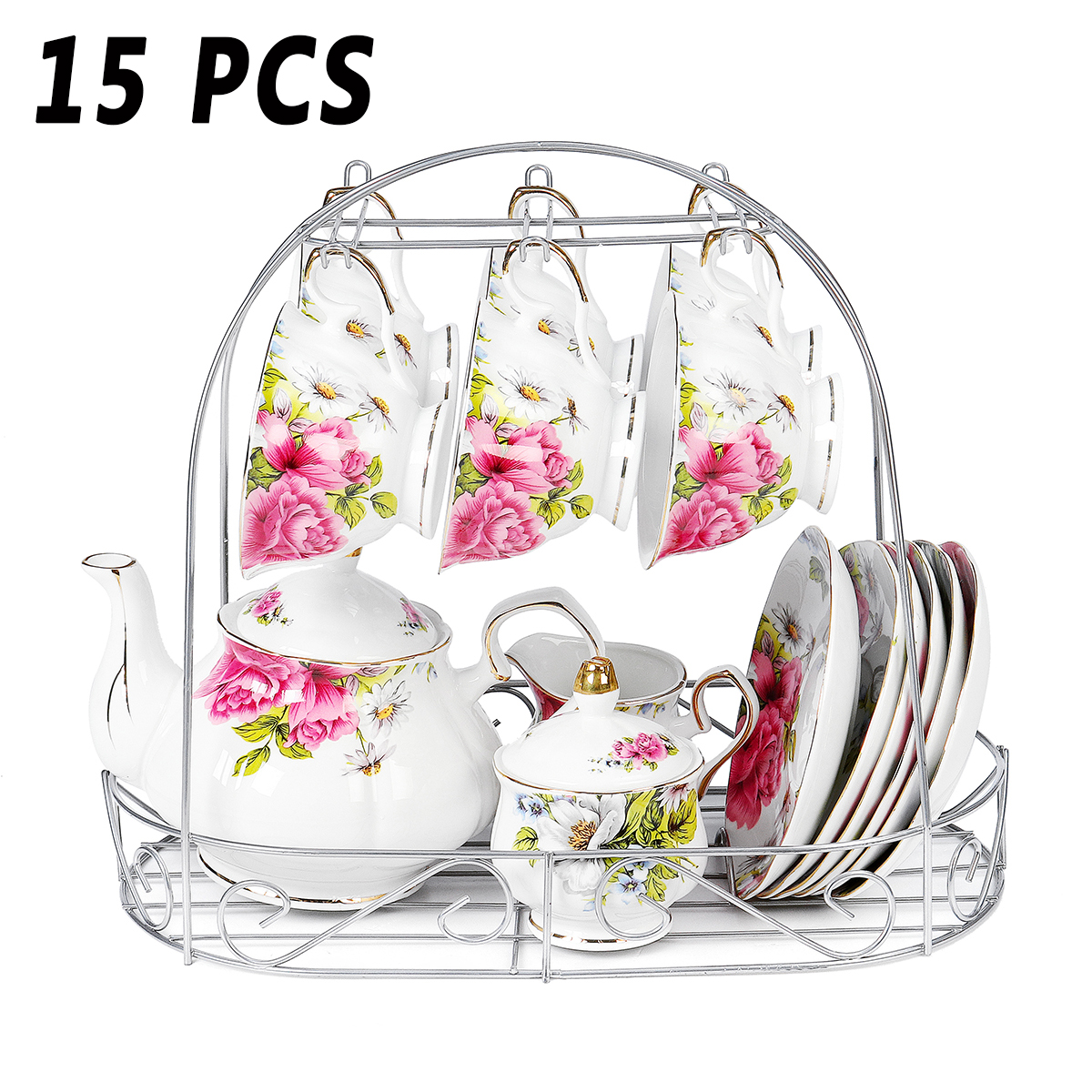 15pcs-Fine-Bone-China-Pottery-Porcelain-Elegant-Coffee-Tea-Pot-Cup-Set-Gifts-1350957