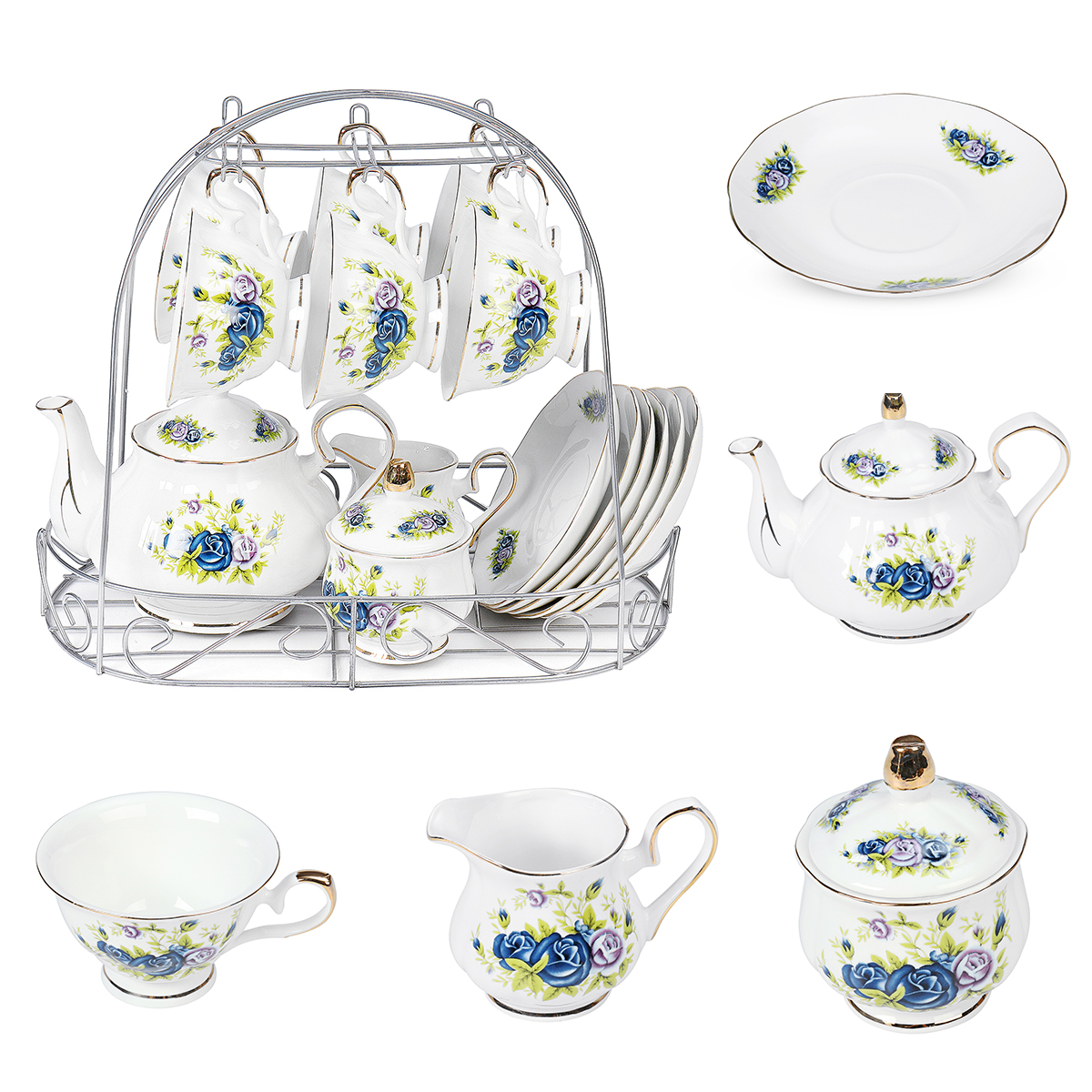 15pcs-Fine-Bone-China-Pottery-Porcelain-Elegant-Coffee-Tea-Pot-Cup-Set-Gifts-1350957