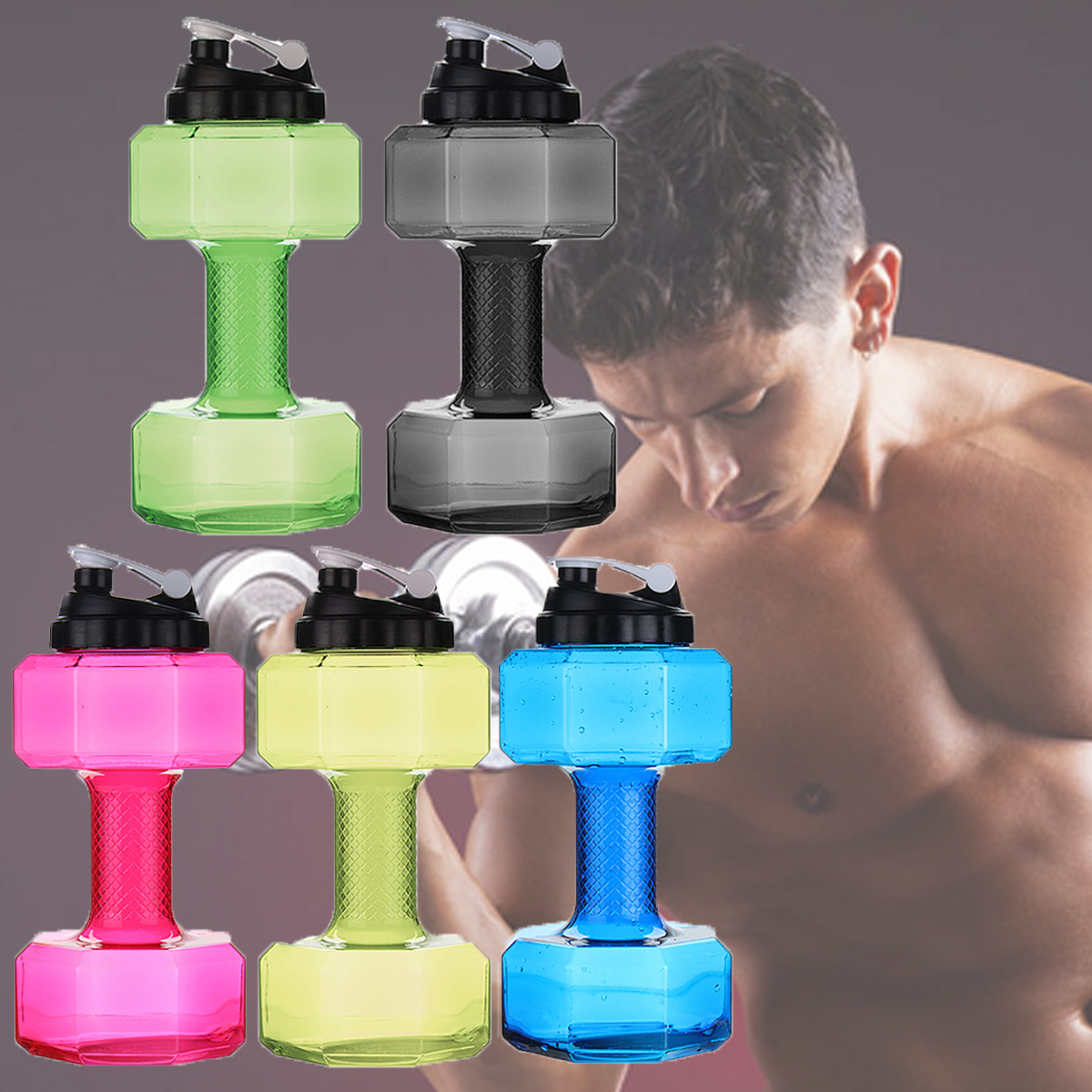 25L-Large-Capacity-BPA-Free-Gym-Training-Drink-Dumbbell-Water-Bottle-Travel-Sport-Cup-Kettle-Jug-1158772