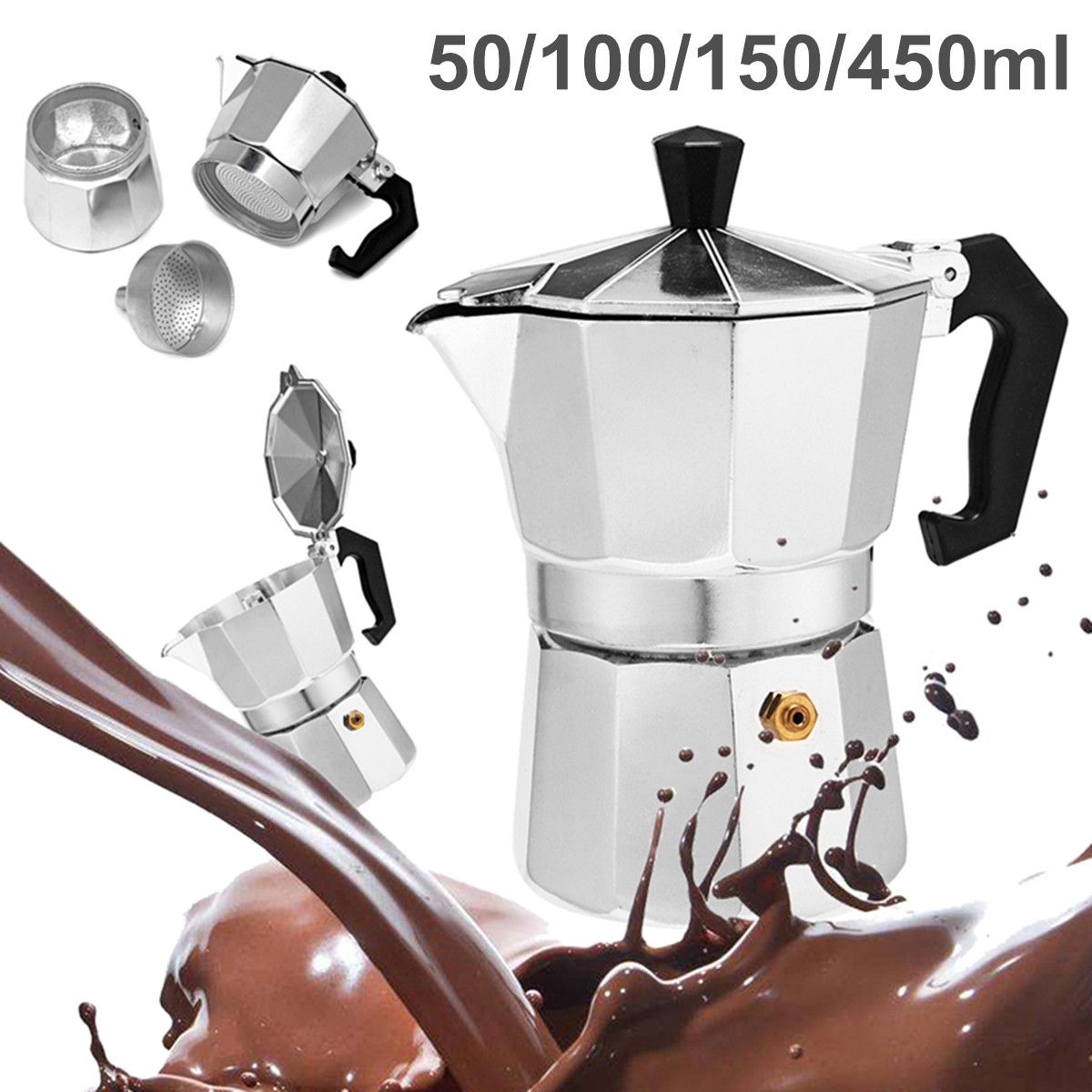 50--100--150--450ml-Silver-Aluminum-Octagonal-Mocha-Coffee-Pot-Cup-Percolator-Maker-Tea-Pot-1333233