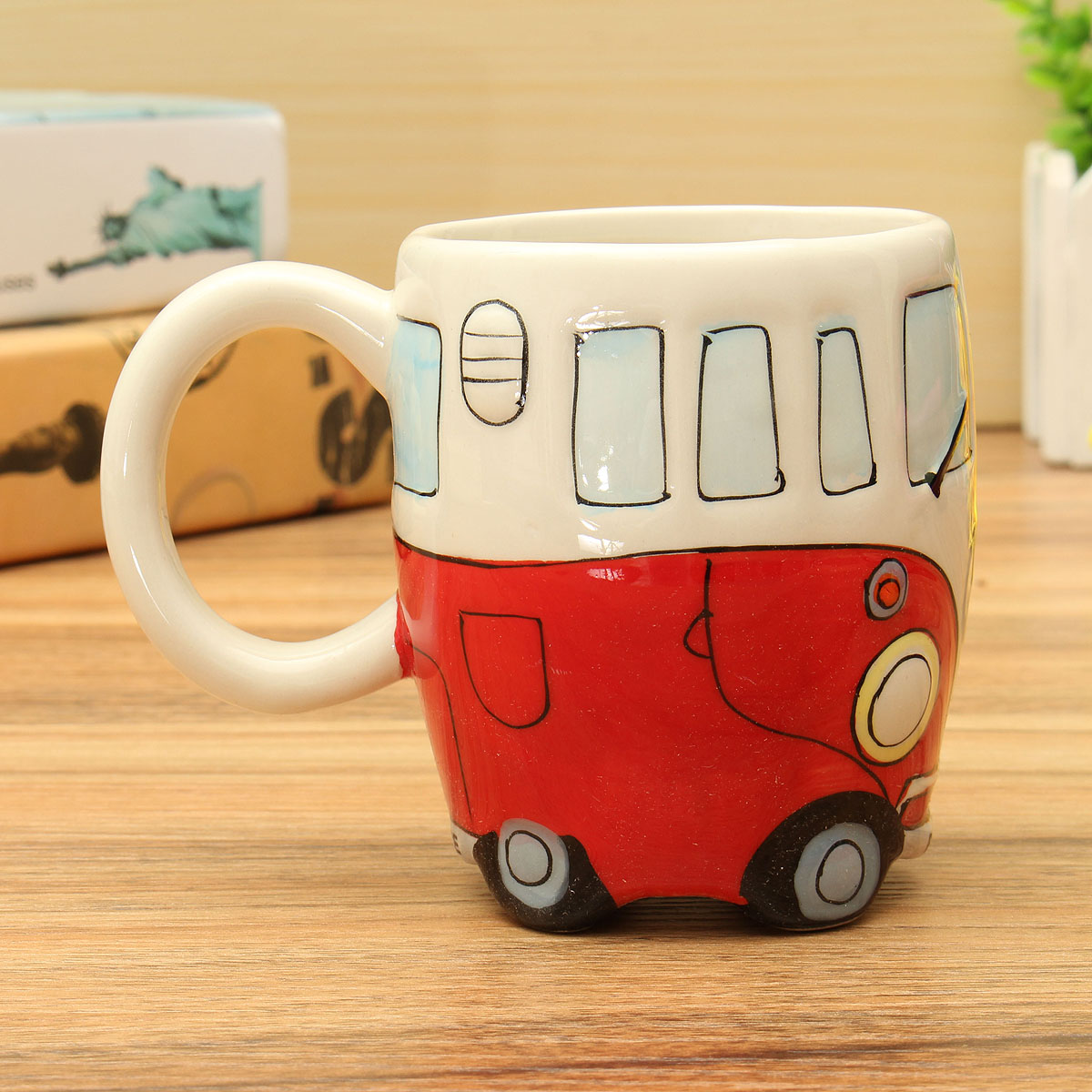 Creative-Ceramic-Coffee-Cup-Lovely-Camper-Van-Retro-Bus-Mug-1070298