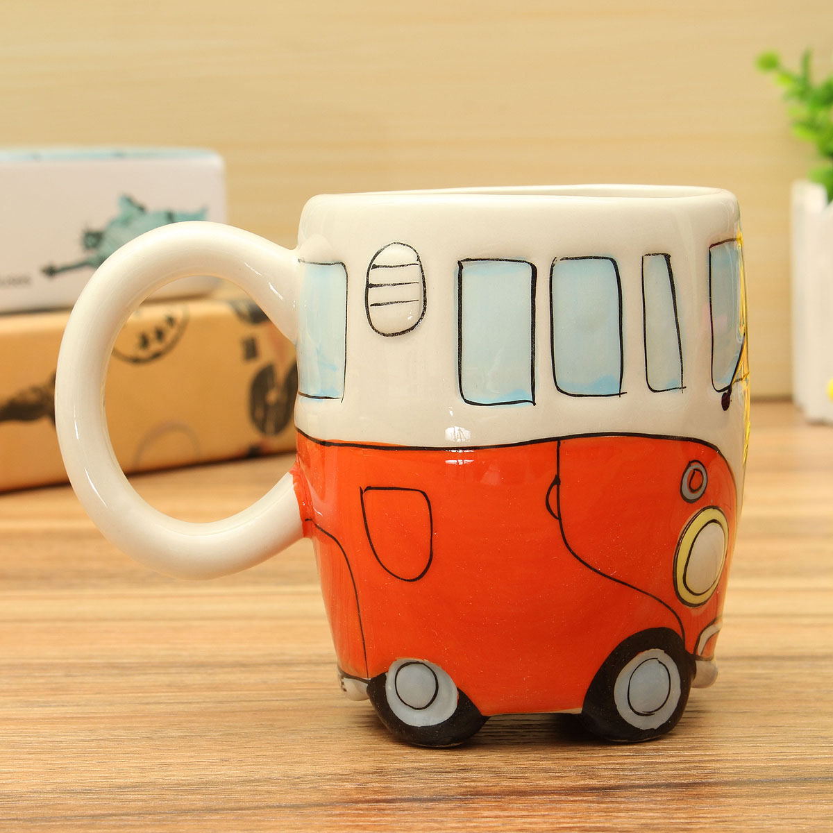 Creative-Ceramic-Coffee-Cup-Lovely-Camper-Van-Retro-Bus-Mug-1070298