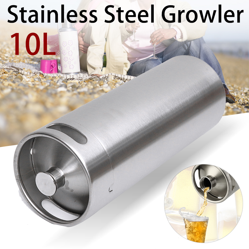 10L-Stainless-Steel-Cast-Growler-Barrel-Beer-Wine-Making-Tools-Accessories-1276697