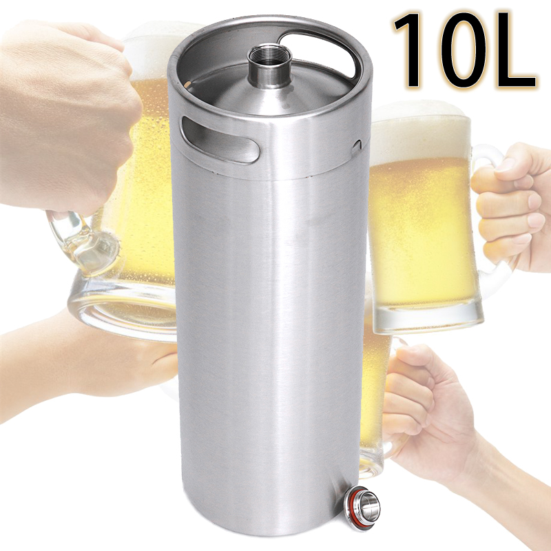 10L-Stainless-Steel-Cast-Growler-Barrel-Beer-Wine-Making-Tools-Accessories-1276697