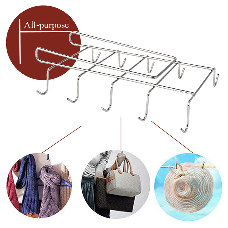 12-Hooks-Stainless-Steel-Kitchen-Storage-Rack-Cupboard-Hanging-Hook-Shelf-Dish-Hanger-Chest-Storage-1140379