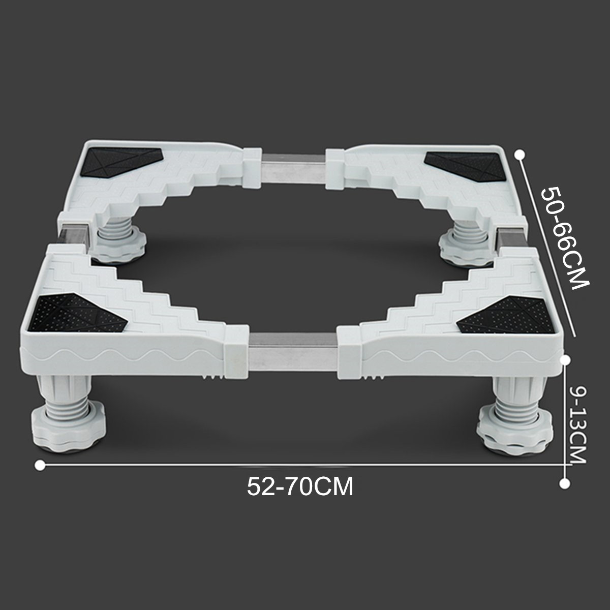 4-Foot-Adjustable-Refrigerator-Undercarriage-Bracket-Stand-Washing-Machine-Base-1347972