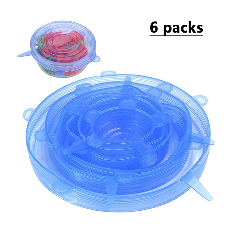 6PCS-Reusable-Food-Cover-Fresh-Keeping-Sealing-Stretch-Lid-Kitchen-Storage-Container-Silicone-Lid-1397386