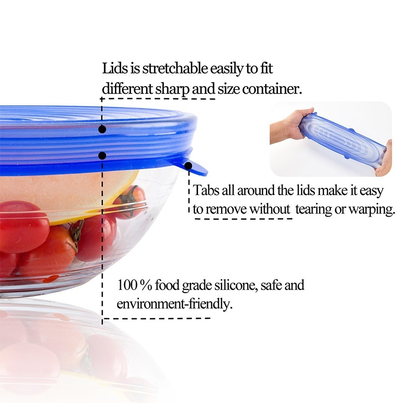 6PCS-Reusable-Food-Cover-Fresh-Keeping-Sealing-Stretch-Lid-Kitchen-Storage-Container-Silicone-Lid-1397386