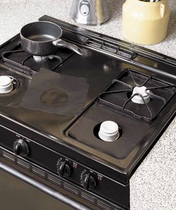 Honana-4PCS-Kitchen-Reusable-Aluminum-Foil-Gas-Stove-Burner-Cover-Protector-Liner-Clean-Mat-Pad-1089027