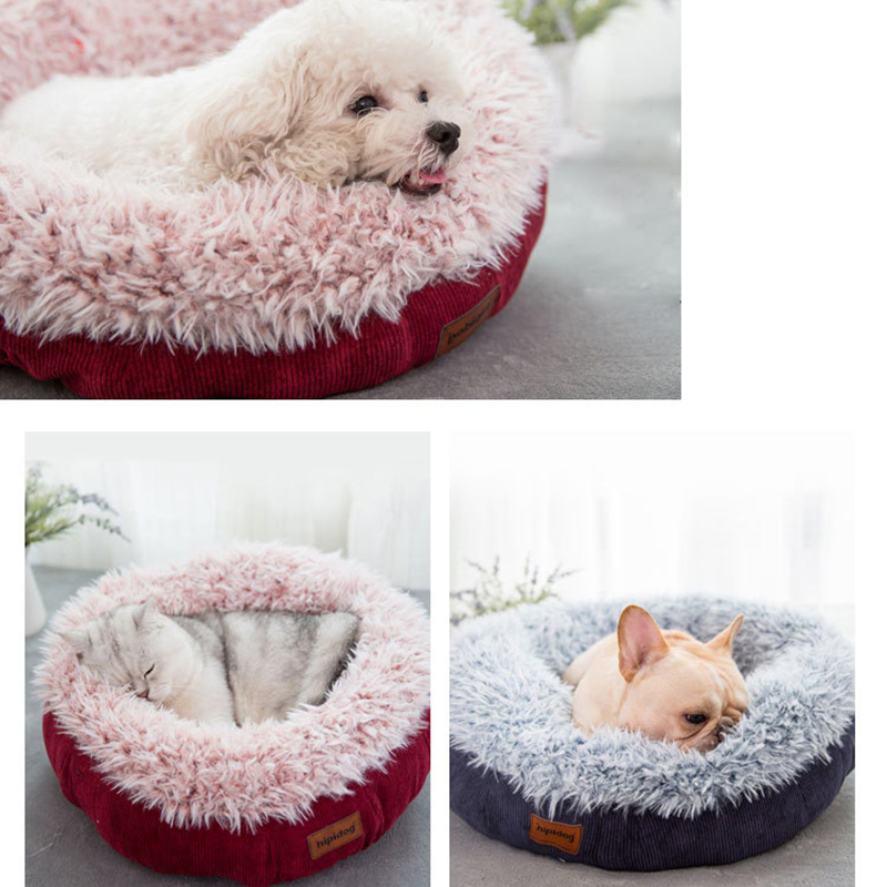 Cozy-Solid-Fleece-Round-Pet-Bed-Anit-skip-Pet-Dog-Basket-Kennel-Cat-Dog-Bed-For-Medium-And-Samll-Dog-1385250