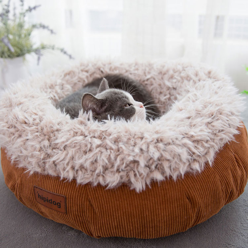 Cozy-Solid-Fleece-Round-Pet-Bed-Anit-skip-Pet-Dog-Basket-Kennel-Cat-Dog-Bed-For-Medium-And-Samll-Dog-1385250