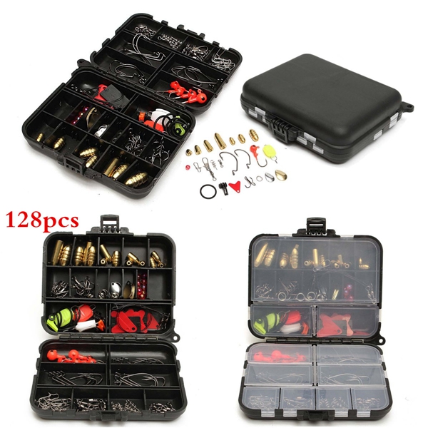 128pcs-Fishing-Lures-Hooks-Baits-Black-Tackle-Box-Full-Storage-Case-Tool-Set-1080760