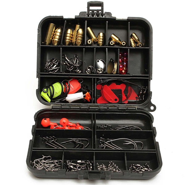 128pcs-Fishing-Lures-Hooks-Baits-Black-Tackle-Box-Full-Storage-Case-Tool-Set-1080760