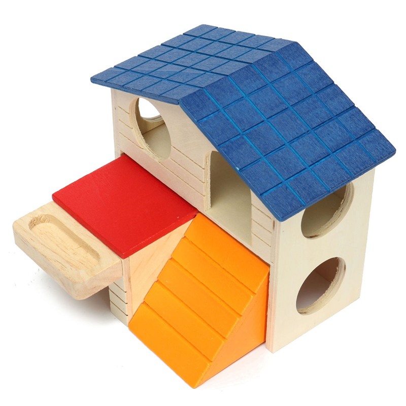 Wooden-Bed-House-Cave-Two-layer-Villa-for-Small-Animal-Hamster-Rat-1215841