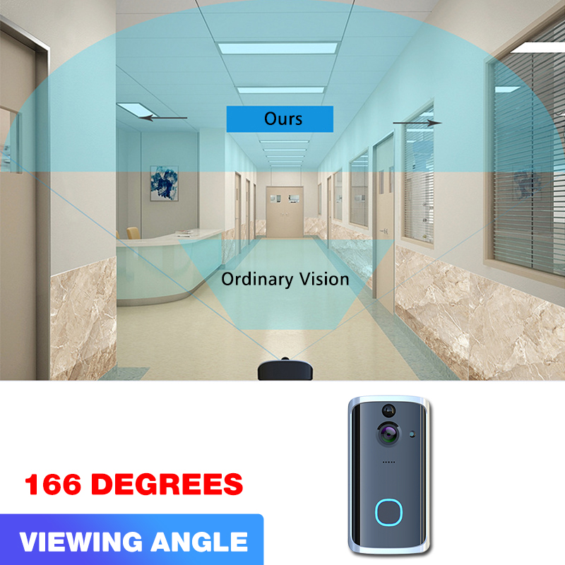 Bakeey-M7-720P-166deg-Wireless-Smart-WIFI-Video-Doorbell-Smart-Home-Two-way-Audio-Remote-Security-Al-1440330