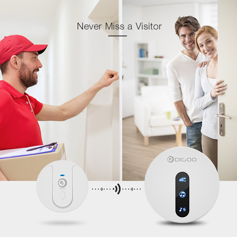 DIGOO-DG-SD10-Transmitter-Self-powered-Waterproof-Doorbell-EUUSUK-Plug-Unique-Sliding-Button-58-Melo-1261378