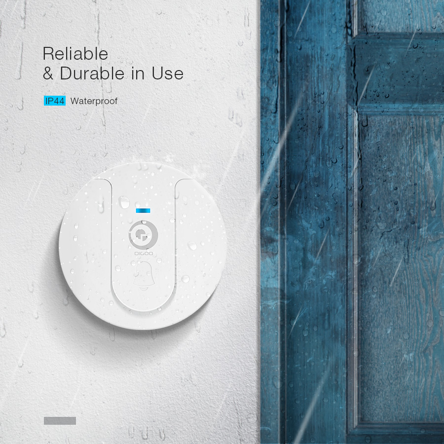 DIGOO-DG-SD10-Transmitter-Self-powered-Waterproof-Doorbell-EUUSUK-Plug-Unique-Sliding-Button-58-Melo-1261378