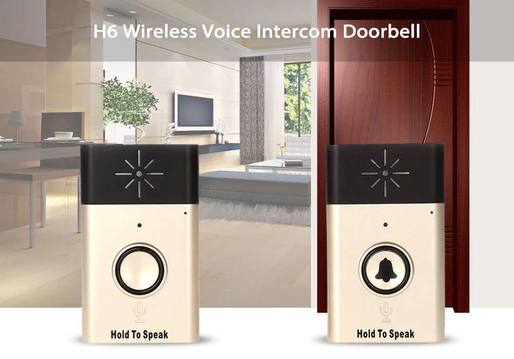 Loskii-H6-Wireless-Voice-Intercom-Doorbell-300m-Distance-LED-Indicator-OutDoorbell-Pair-with-InDoorb-1182711