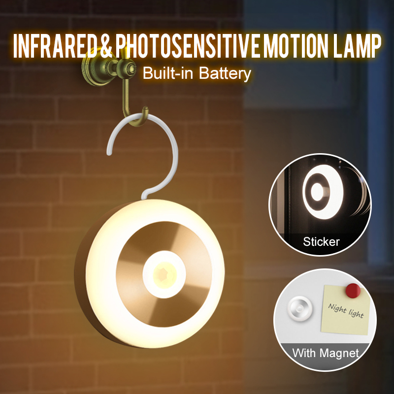 Bakeey-PIR-Motion-LED-Sensor-Night-Light-Rechargeable-Lamp-1460834