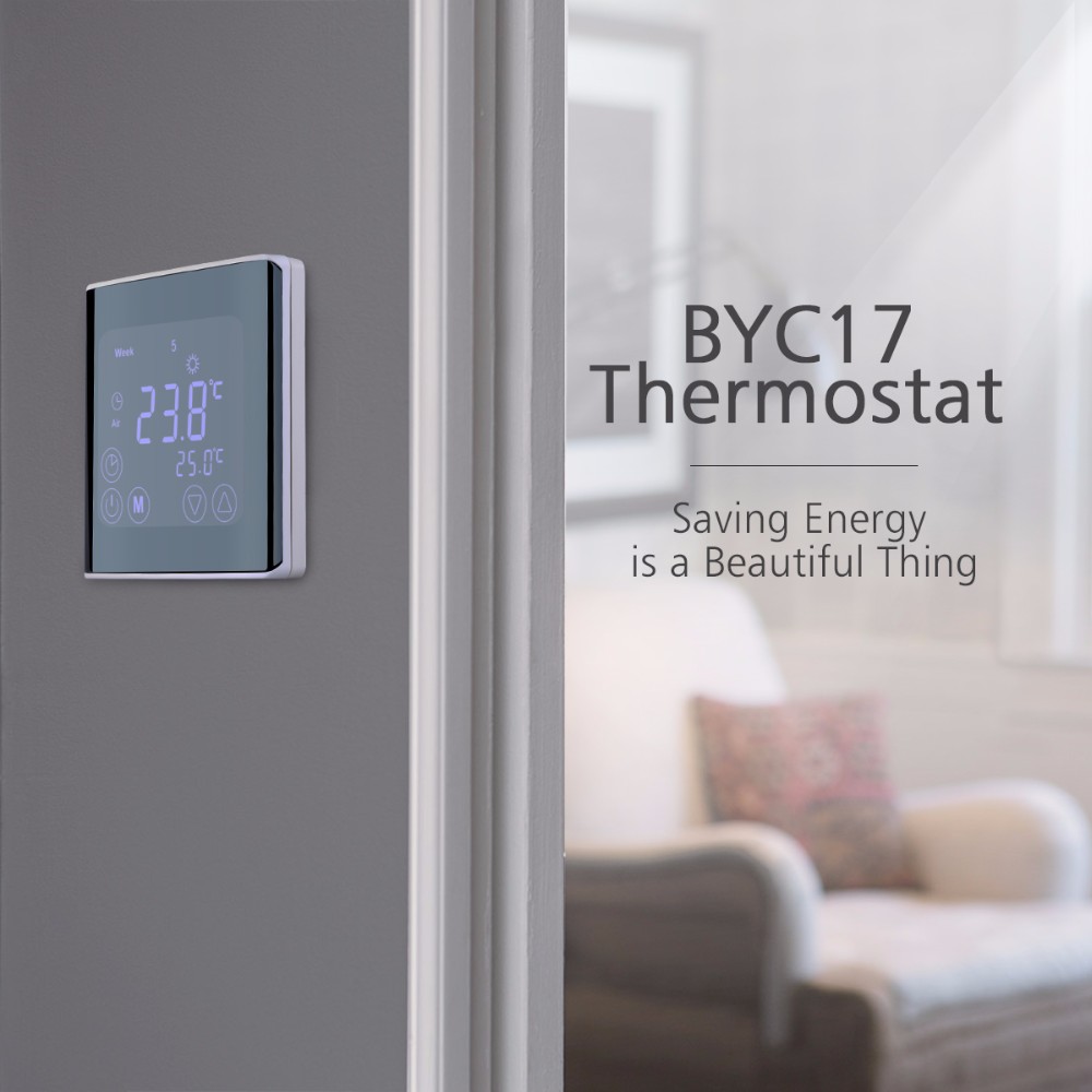 LCD-Touch-Screen-Wall-Floor-Thermostat-85-250V-16A-Weekly-Programmable-Automatic-Temperature-Control-1210873