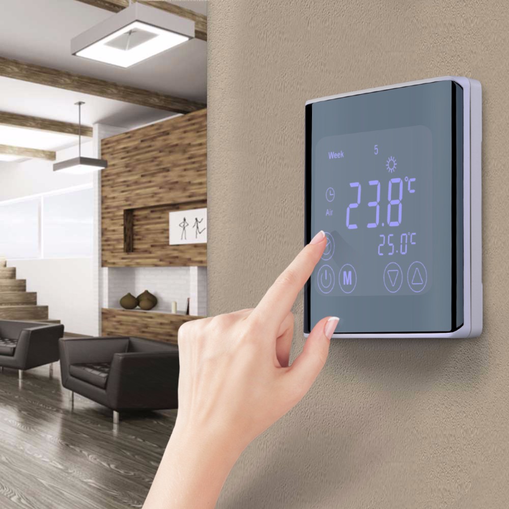 LCD-Touch-Screen-Wall-Floor-Thermostat-85-250V-16A-Weekly-Programmable-Automatic-Temperature-Control-1210873