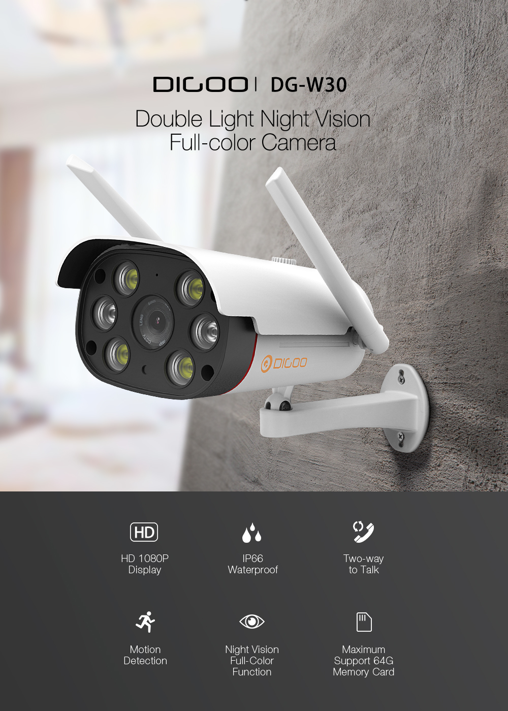 DIGOO-DG-W30-Double-Light-Bullet-IP-Camera-Full-Color-Night-Vision-1080P-FHD-Waterproof-WIFI-Smart-H-1329748