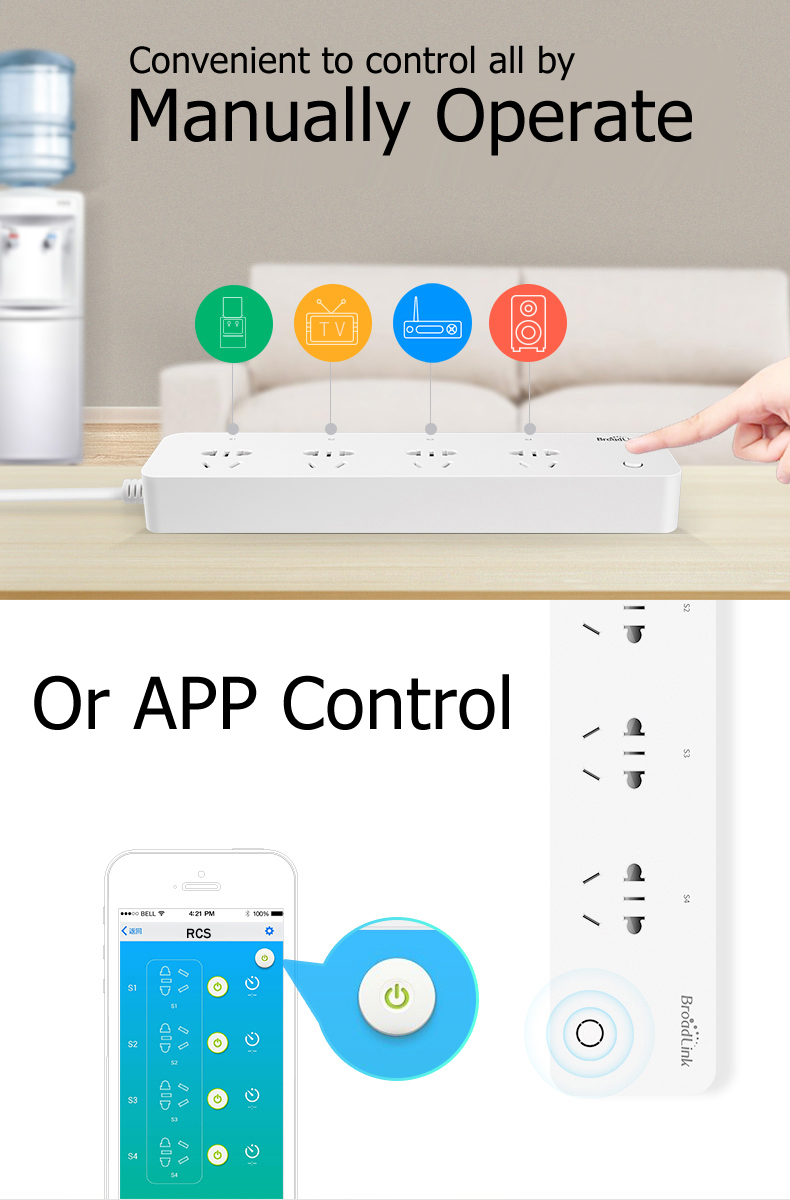 Broadlink-MP1-Smart-Home-Wifi-Timing-Plug-Power-Strip-4-Ports-Individual-Wireless-Remote-Control-1052671