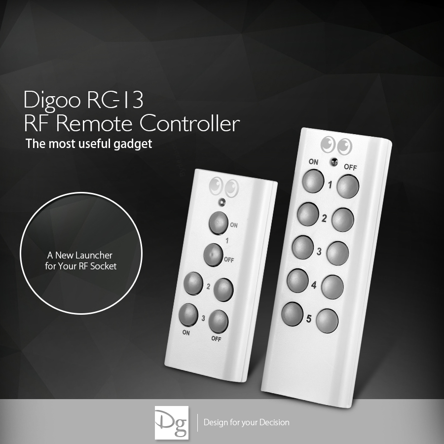 Digoo-RC-13-Smart-RF-Controller-3-or-5-Channels-for-Digoo-RC-13-Remote-Control-Socket-1057759