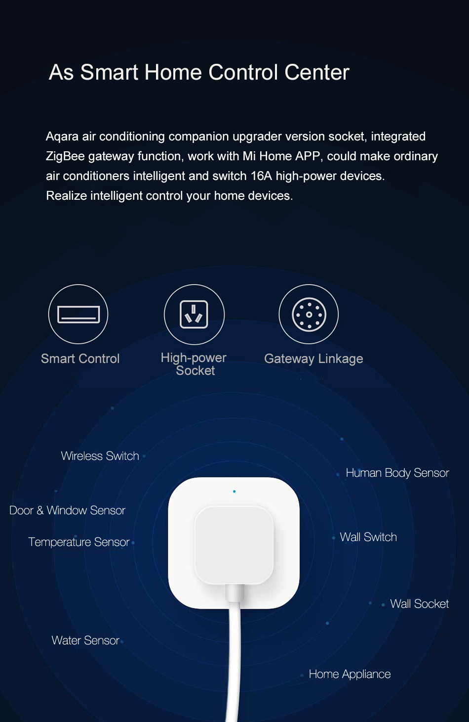 Original-Xiaomi-Aqara-16A-Air-Conditioner-Companion-Smart-Socket-with-Gateway-Linkage-Function-High--1284900
