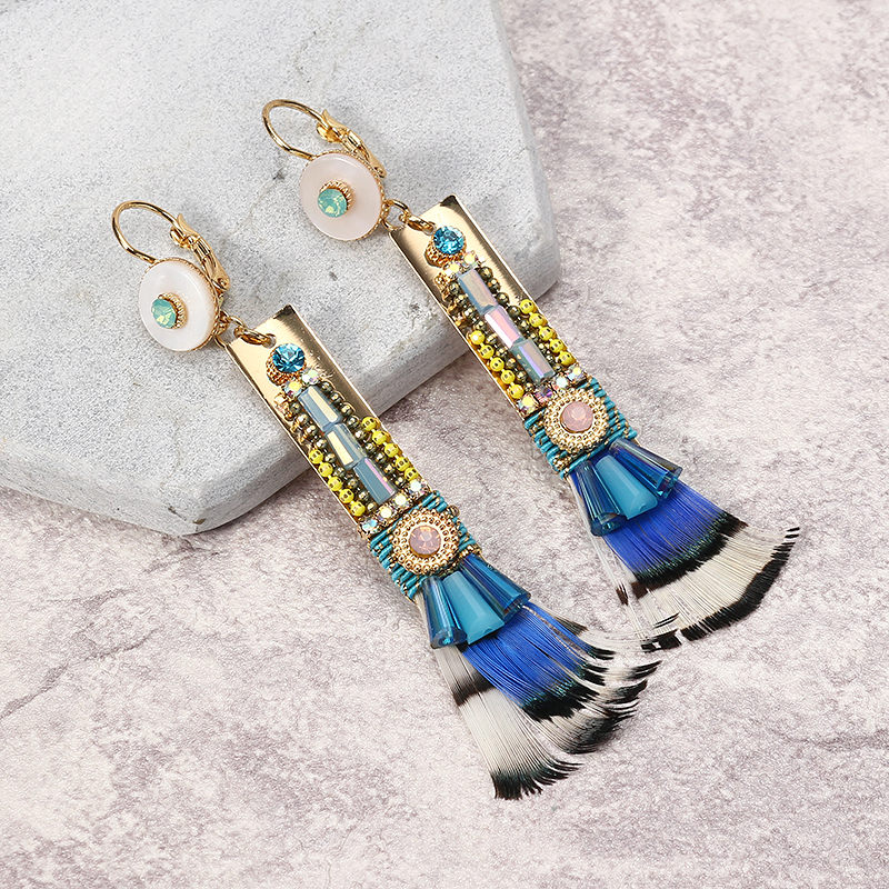 Bohemian-Gold-Plated-Gemstone-Earring-Elegant-Feather-Pendant-Ear-Drop-Jewelry-Gift-For-Women-1179645
